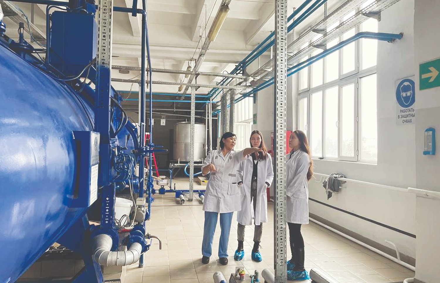 Students visited the Eurasian Food Corporation plant