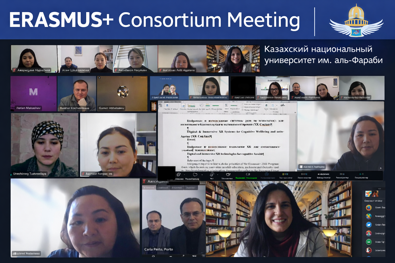 Тұрақты даму мақсаттары аясындағы халықаралық ынтымақтастық: ERASMUS+ бағдарламасы бойынша консорциум отырысы өтті