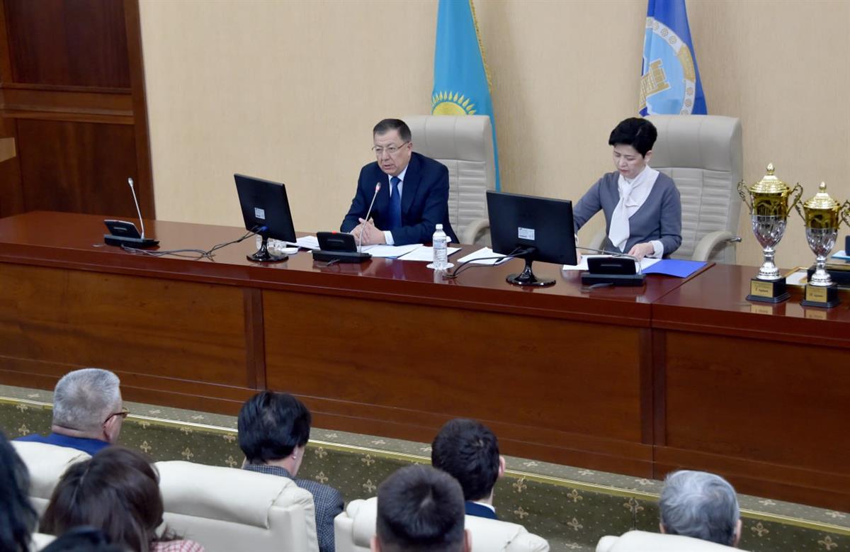 WEEKLY REVIEW OF THE ACTIVITY OF THE CHAIRMAN OF THE BOARD – RECTOR OF AL-FARABI KAZAKH NATIONAL UNIVERSITY ZHANSEIT TUIMEBAYEV