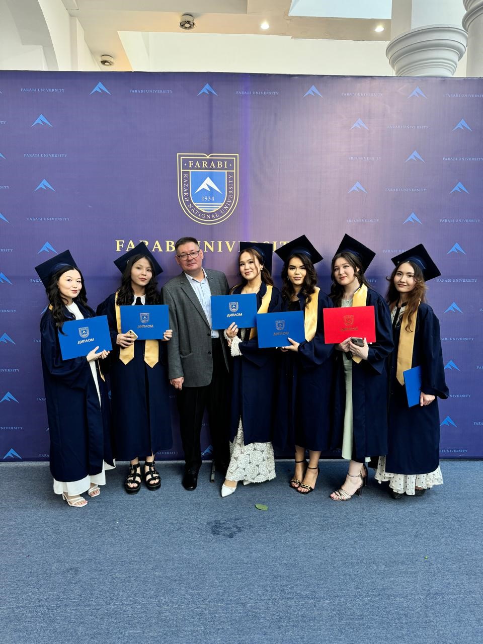 Awarding diplomas to bachelors and masters in groups of educational programs “Tourism” and “Restaurant and Hotel Business” at KazNU