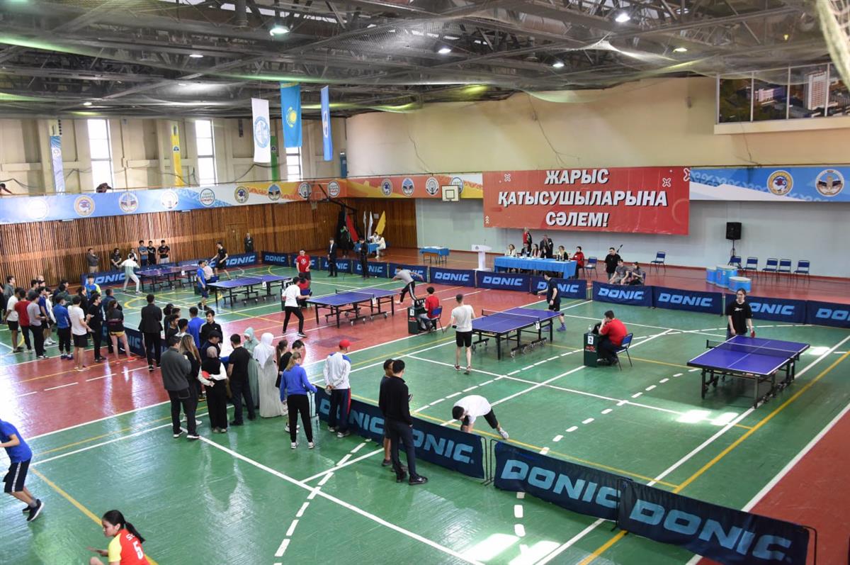 THE REPUBLICAN TABLE TENNIS TOURNAMENT WAS HELD AT KAZNU