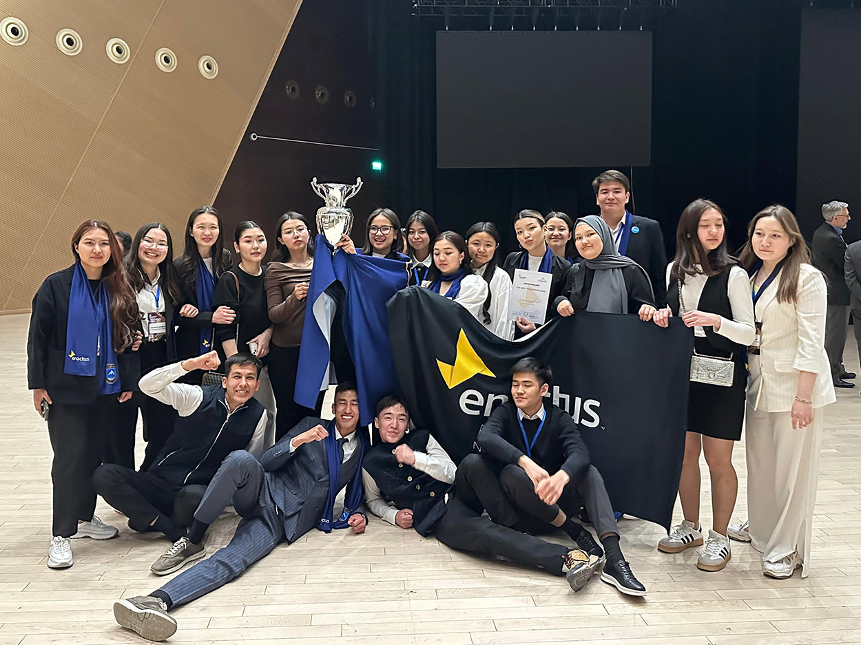 ENACTUS KazNU team recognized as the best at the eco-project competition