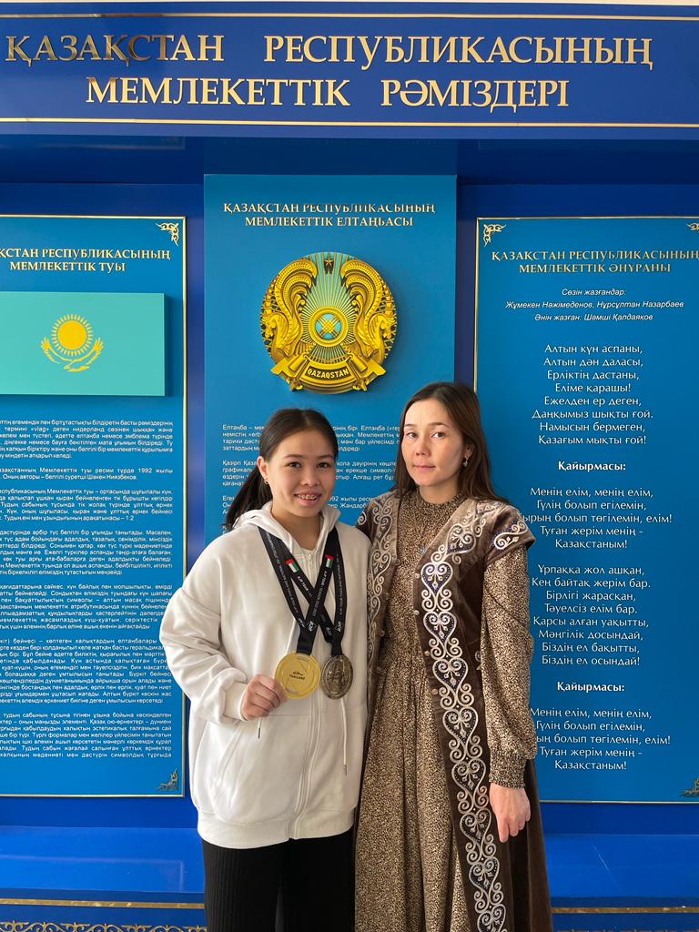 The world champion is studying at the KAZNU