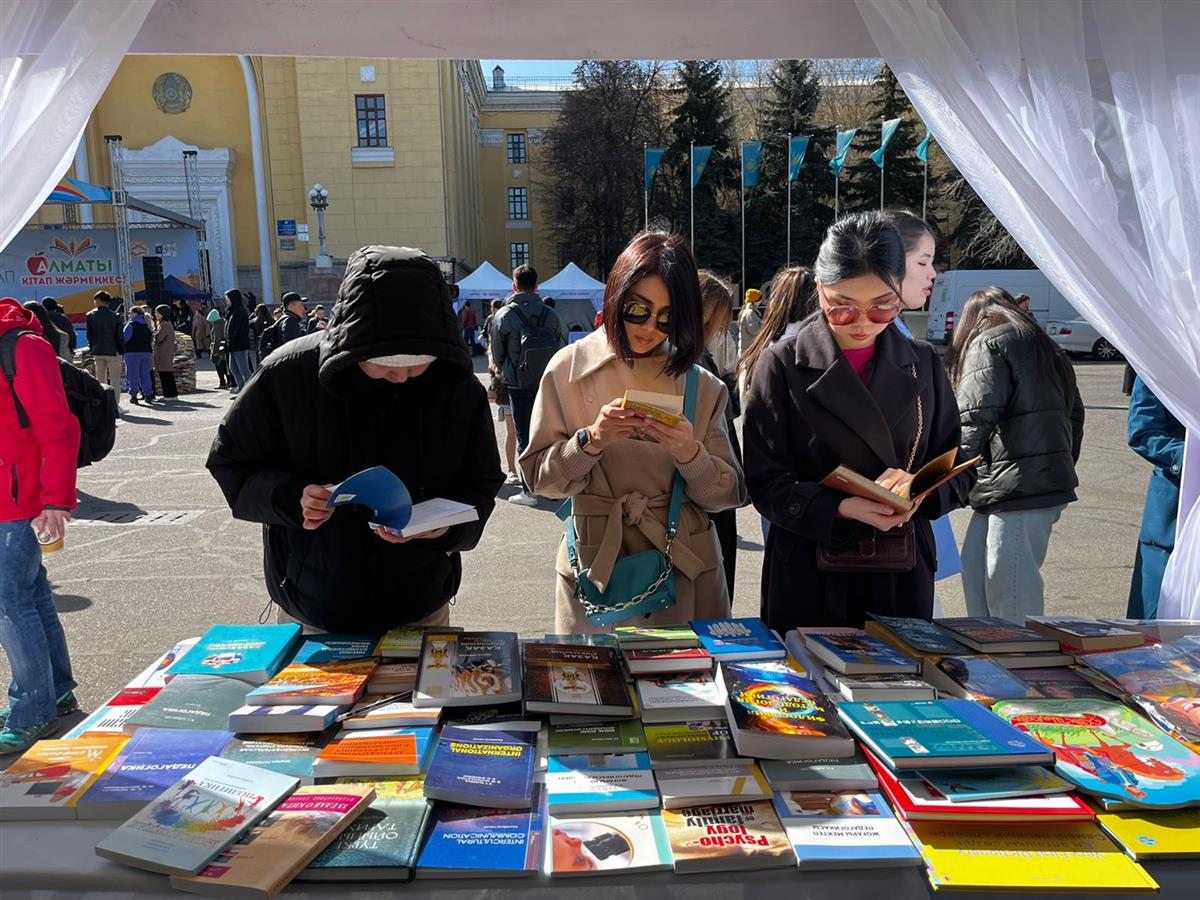 &quot;KAZAKH UNIVERSITETI&quot; PRESENTED ITS PRODUCTS AT THE BOOK FAIR