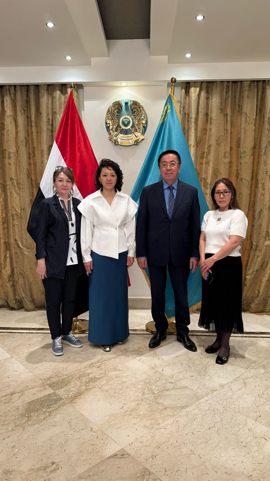 Teachers of al-Farabi Kazakh National University attended the reception of the Kazakh Ambassador to Egypt