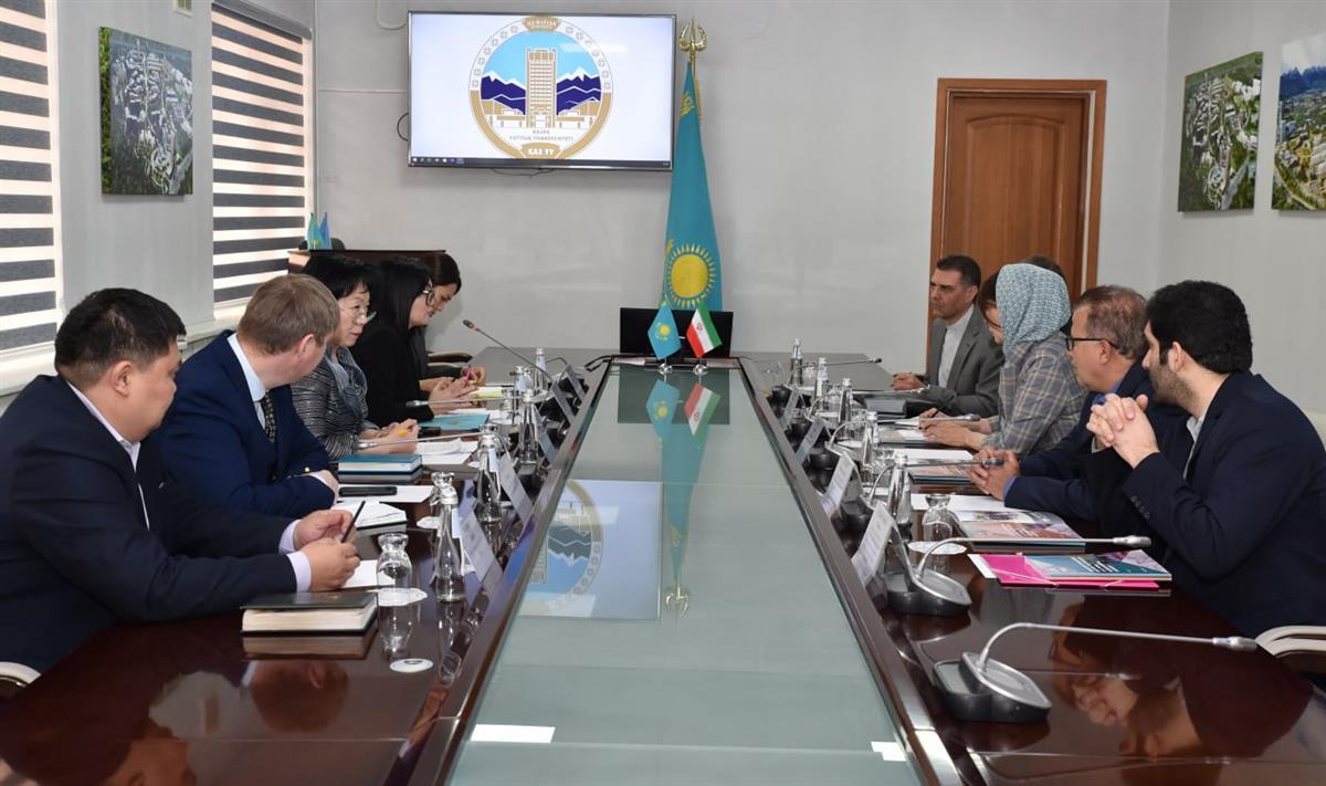 VICE MINISTER OF SCIENCE, RESEARCH AND TECHNOLOGY OF IRAN VISITED KAZNU