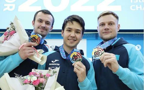 Today our men's shooting team won another bronze medal in air rifle shooting.