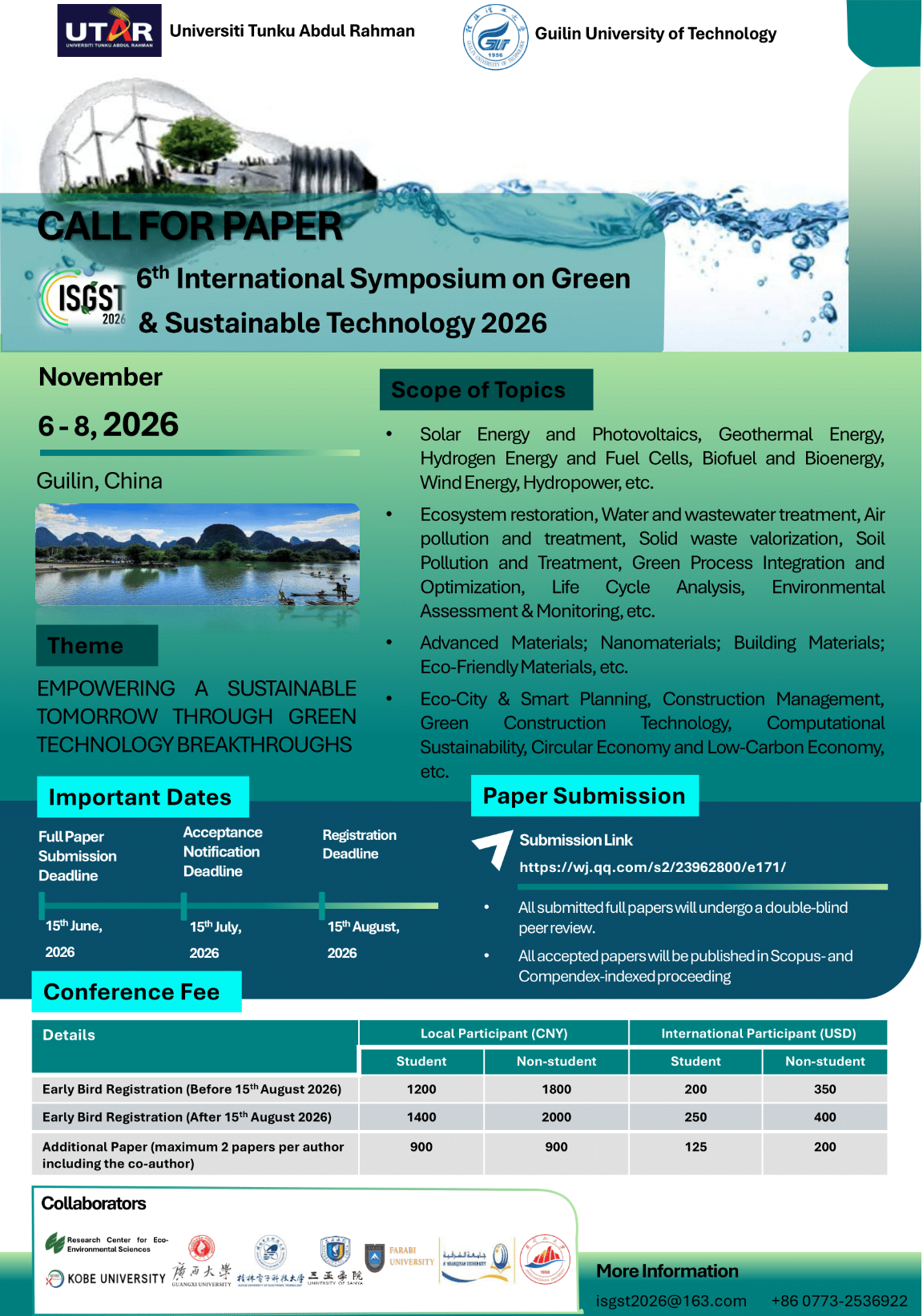 ҚазҰУ Тұрақты даму мақсаттарын жүзеге асыру үшін маңызды ISGST 2026 конференциясының ресми серіктесі және әріптесі болып табылады