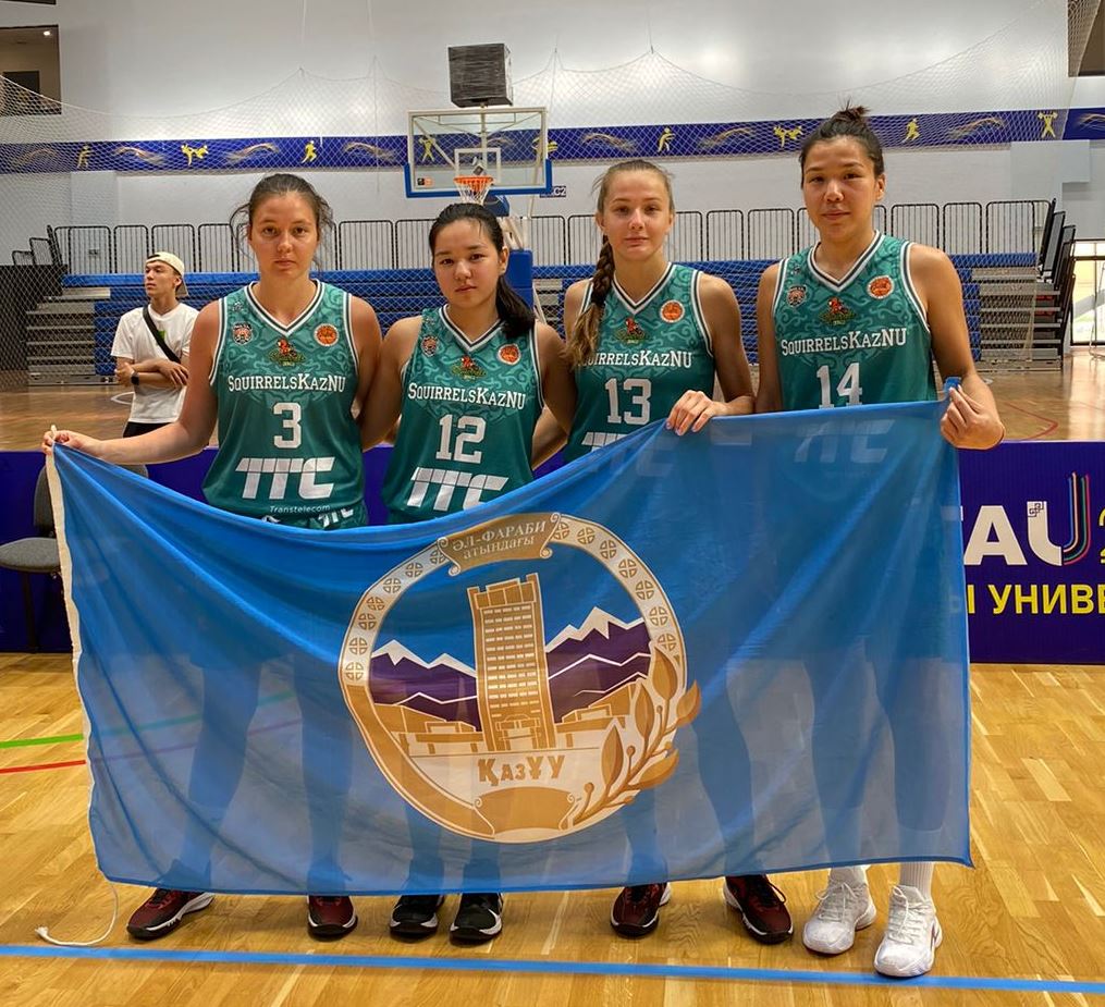 Женская команда КазНУ по баскетболу одержала победу