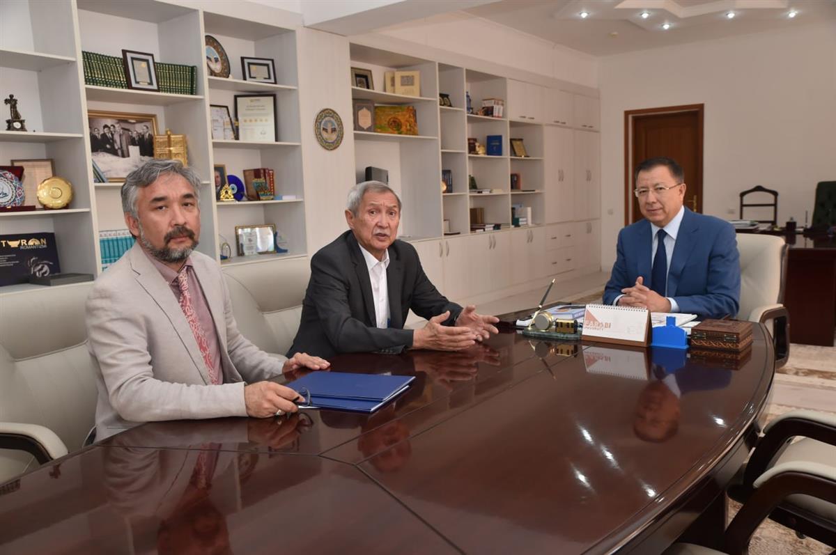 THE RECTOR OF KAZNU MET WITH A PROFESSOR OF THE PEOPLES' FRIENDSHIP UNIVERSITY OF RUSSIA