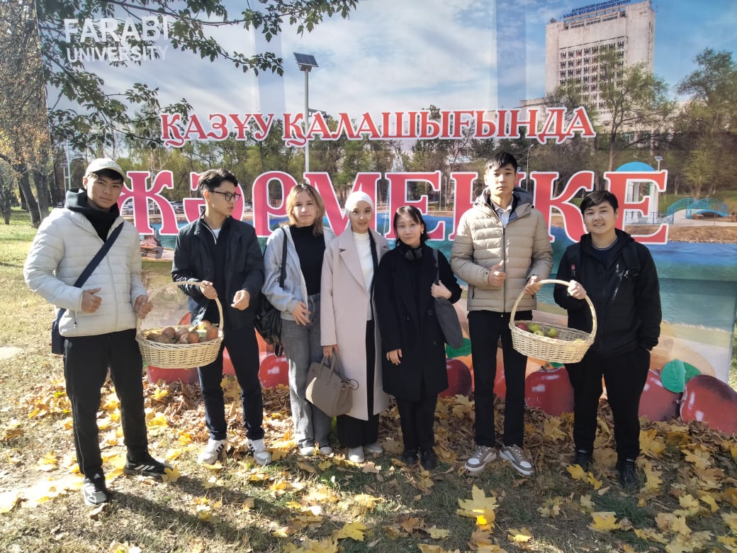 Agricultural fair within the walls of al-Farabi Kazakh National University