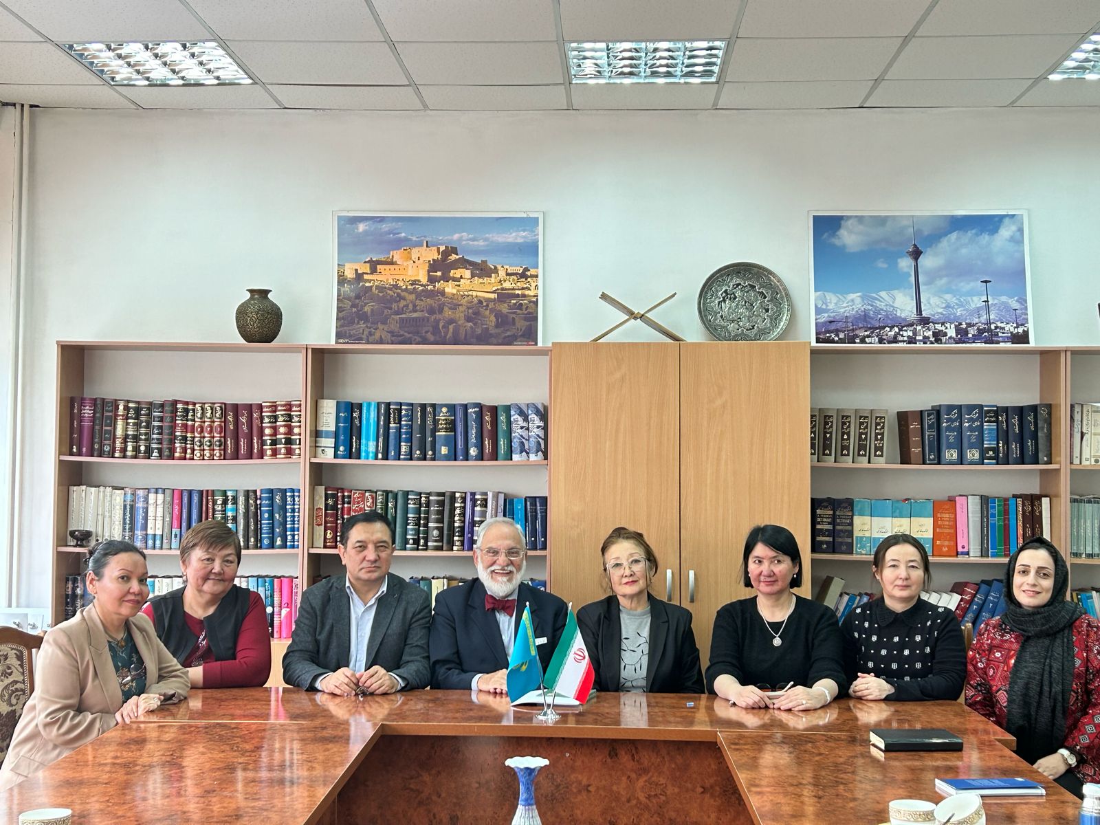 A meeting with a veteran UN volunteer was held at the Department of the Middle East and South Asia