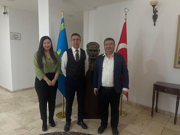 Meeting with the education attache of the Turkish Republic in Almaty