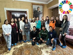 The curator-adviser of the Department of Finance and Accounting G.I. Supugalieva and 3rd-year students of the specialty "Finance"  went to the museum of D. A. Konaev.