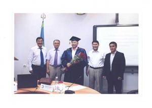 Professor K.Zhumagulov was awarded as Honorable Professor of WKSU M.Utemisov