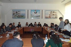 Young political scientists TREASURY discussed actual problems