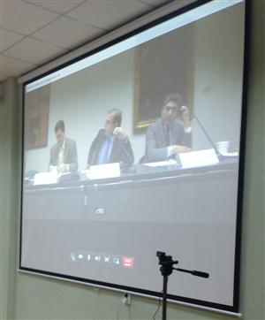  Almaty-Washington video-conference in International relations faculty 