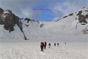 The pass "80 years of al-Farabi Kazakh National University" on the map Zhetysu Alatau