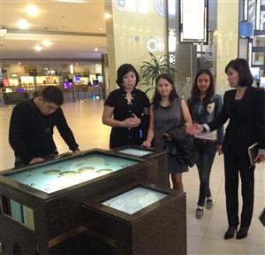 Students visited the Exhibition complex of intellectual hall at the Fund of the First President of Kazakhstan - the Leader of the Natio