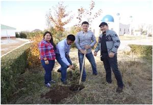 Было проведено озеленительное мероприятие в рамках проекта  «Green Campus»